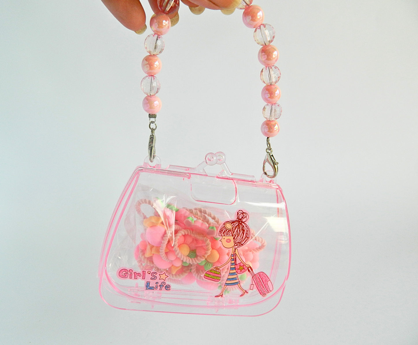 Kids hair tie purse